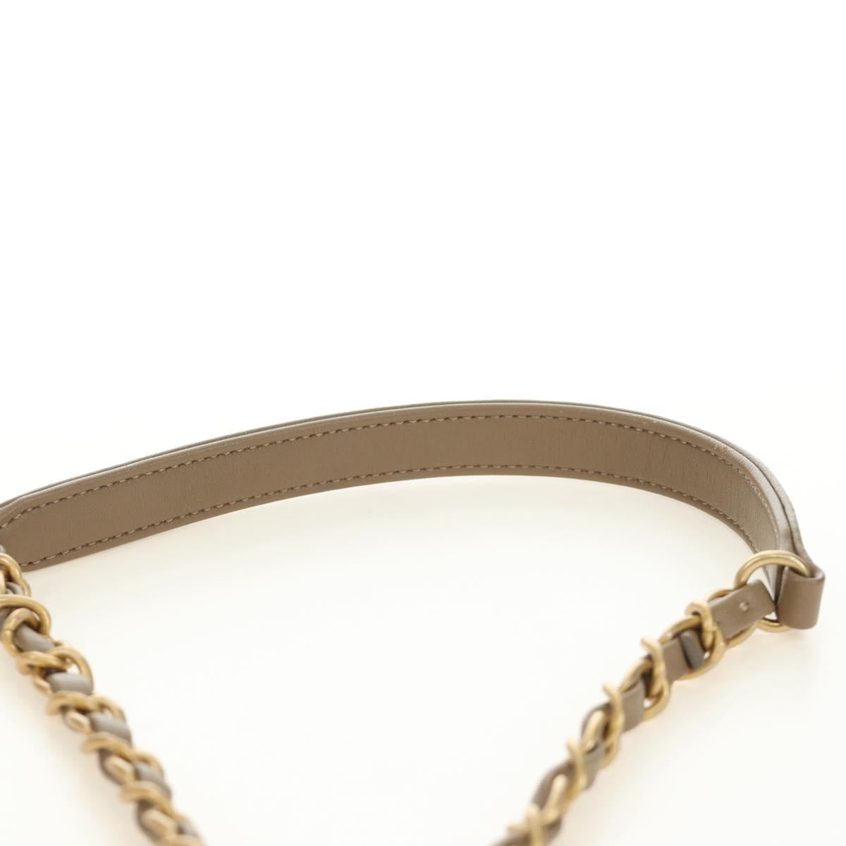 CHANEL Top Handle Chain Shoulder Bag Tweed 2way Multicolor Gold CC Auth 189761SM