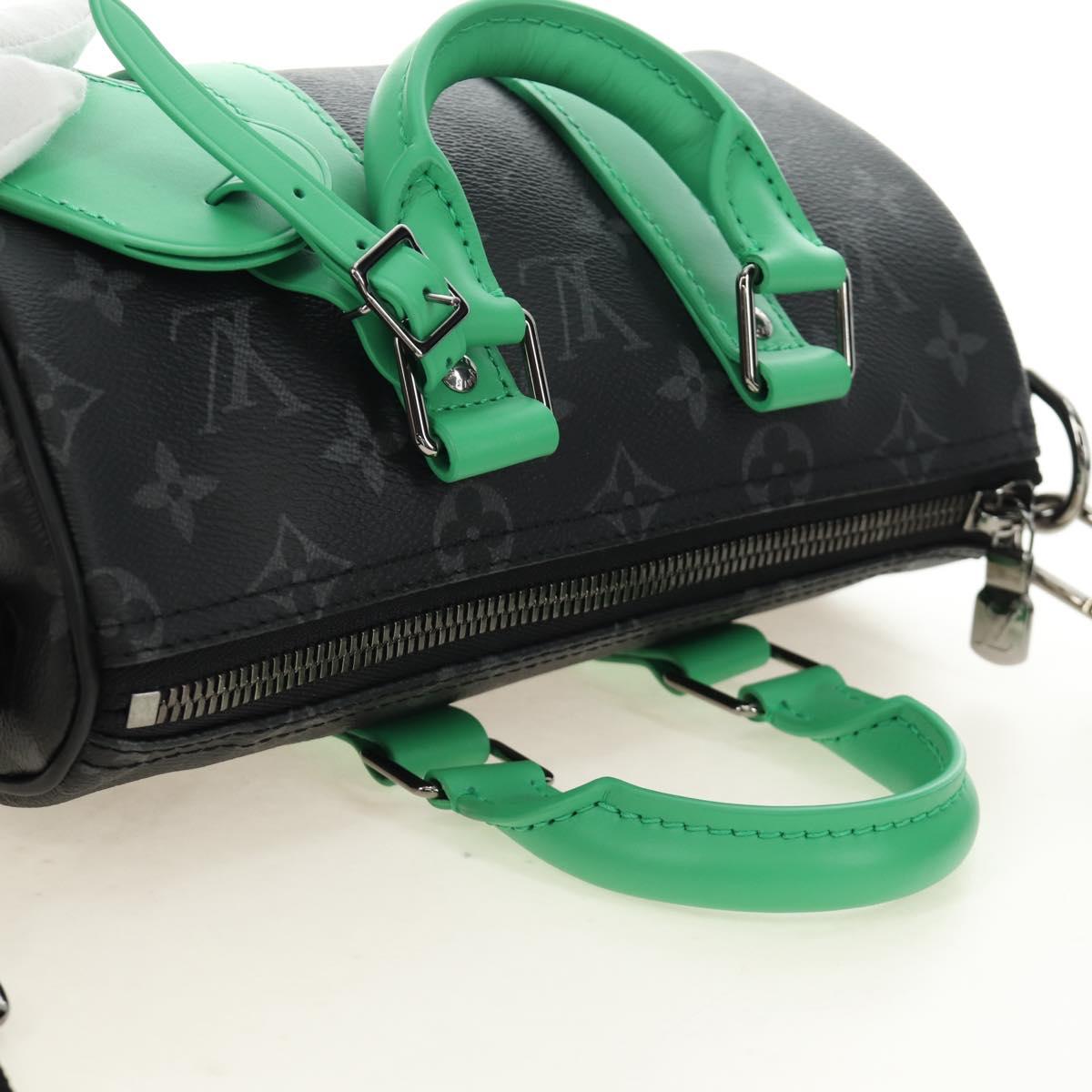 LOUIS VUITTON Eclipse Keepall Bandouliere 25 Bag 2way M25885 LV Auth 189764SV
