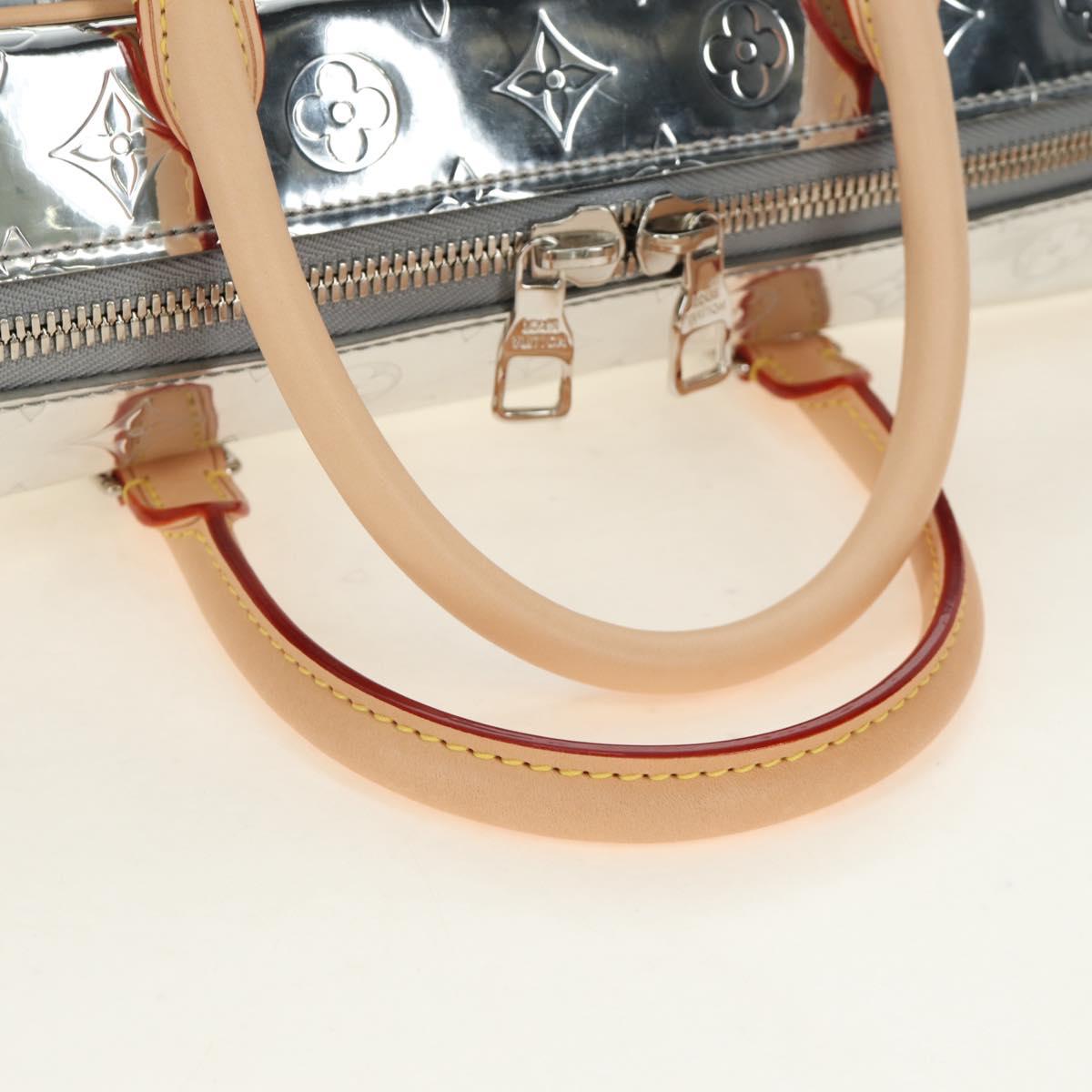 LOUIS VUITTON Monogram mirror Neo PDV Bag 2way Silver M58755 LV Auth 189765SM