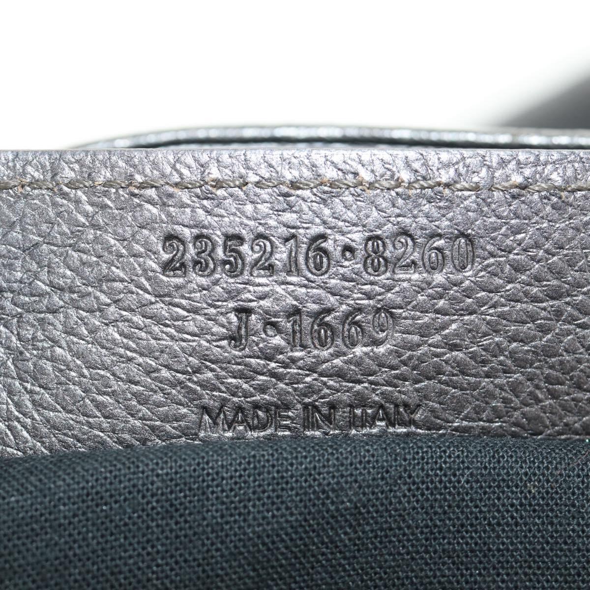BALENCIAGA Classic Vero Hand Bag Leather Gray 235216 Auth 189775SM