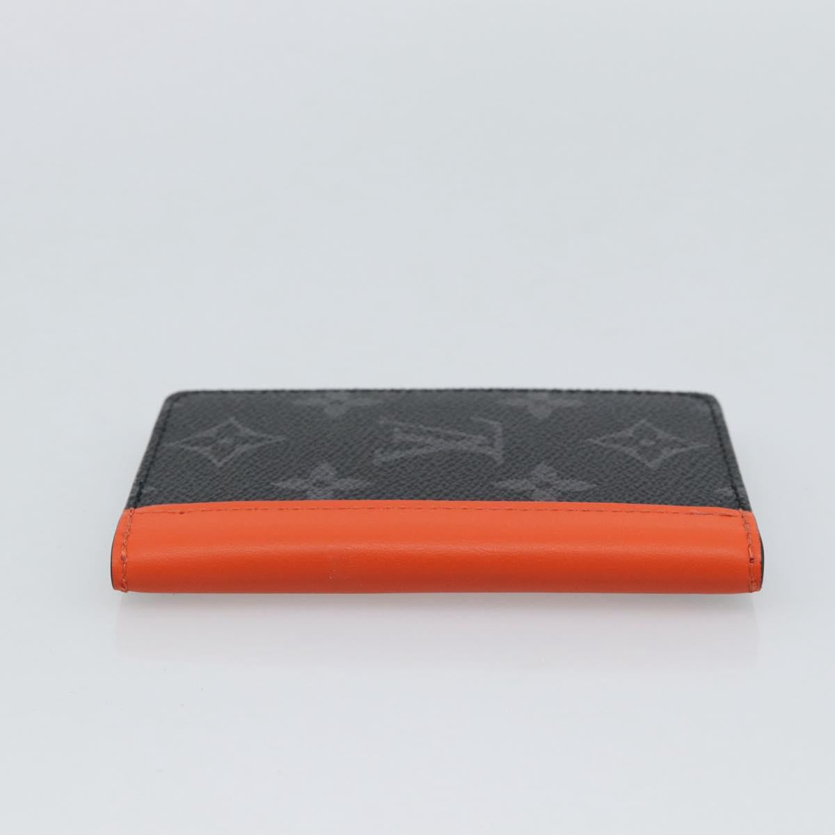 LOUIS VUITTON Monogram Eclipse Organizer De Poch Card Case M61696 Auth 189780M