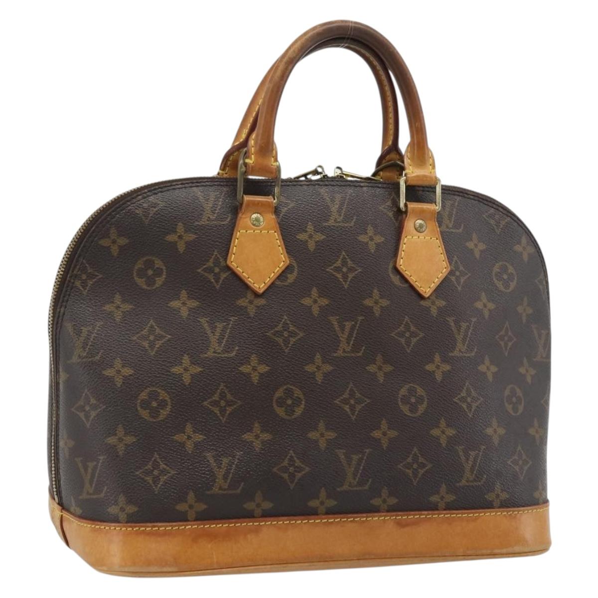 LOUIS VUITTON Monogram Alma Hand Bag M51130 LV Auth 189781