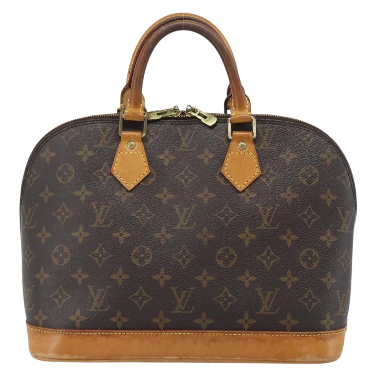 LOUIS VUITTON Monogram Alma Hand Bag M51130 LV Auth 189781