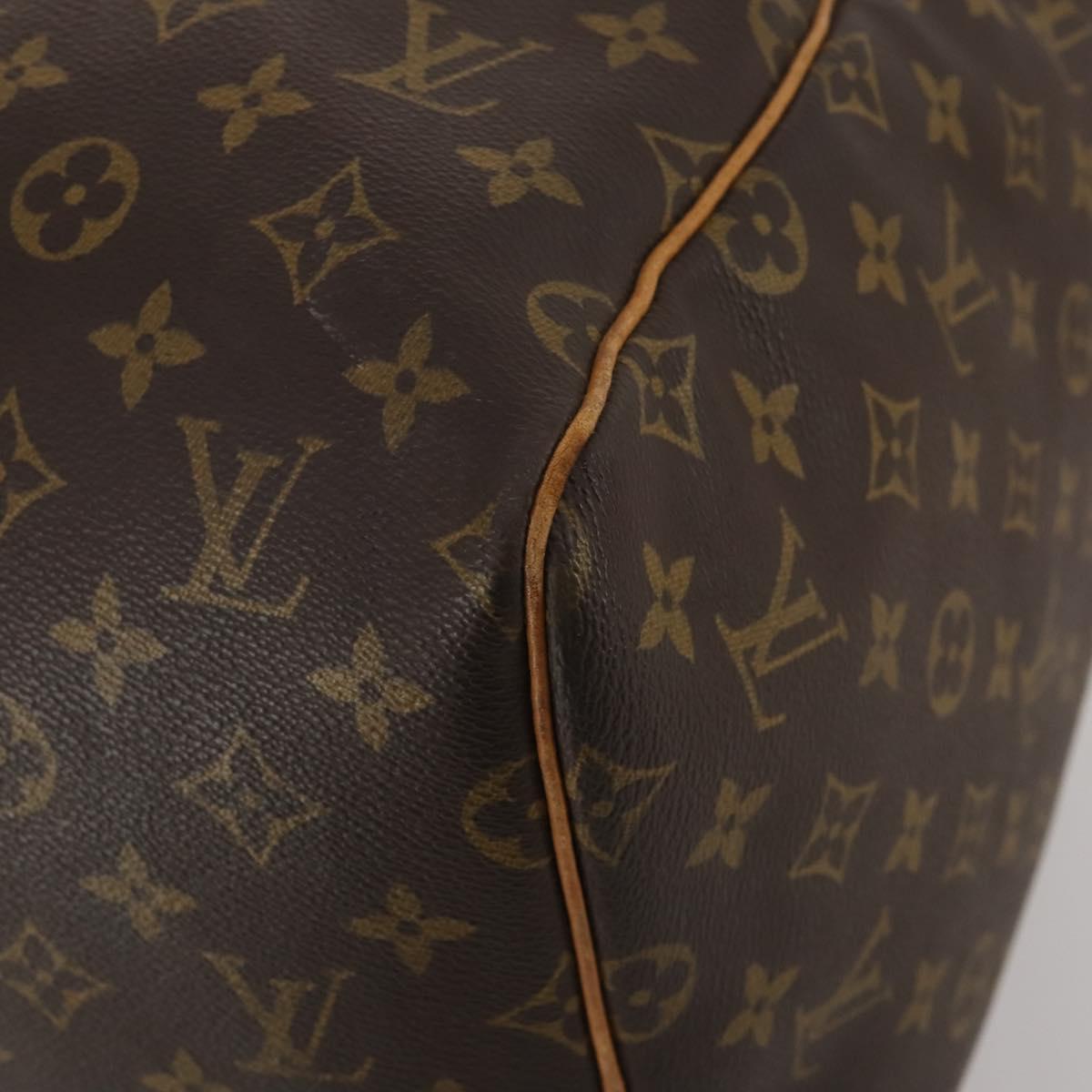 LOUIS VUITTON Monogram Keepall 55 Boston Bag M41424 LV Auth 189785A
