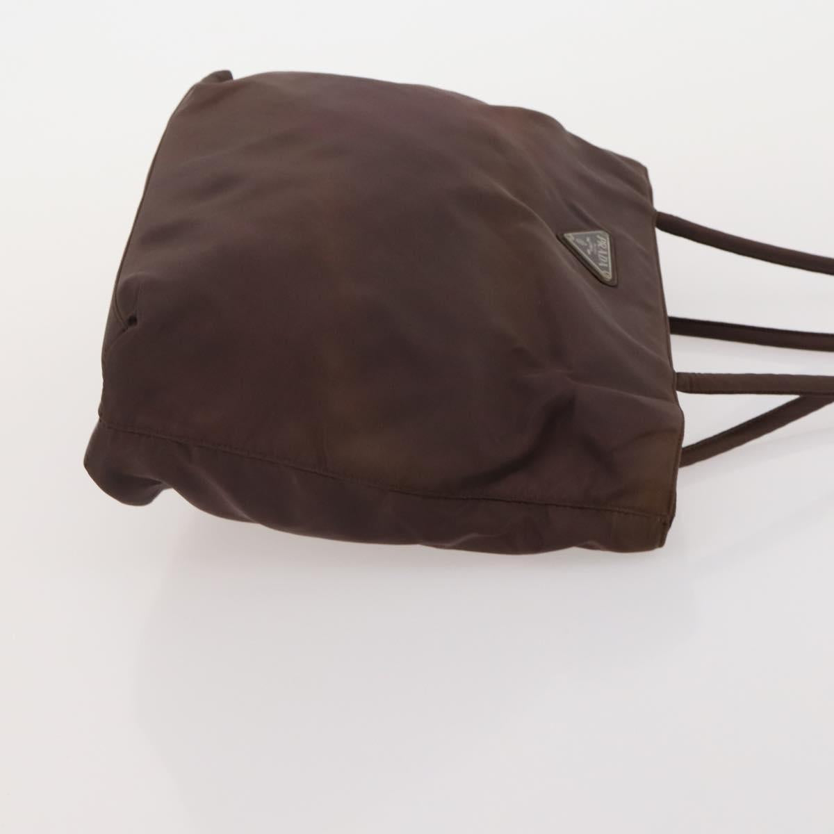PRADA Hand Bag Nylon 3 Set Black Brown khaki Auth 189799