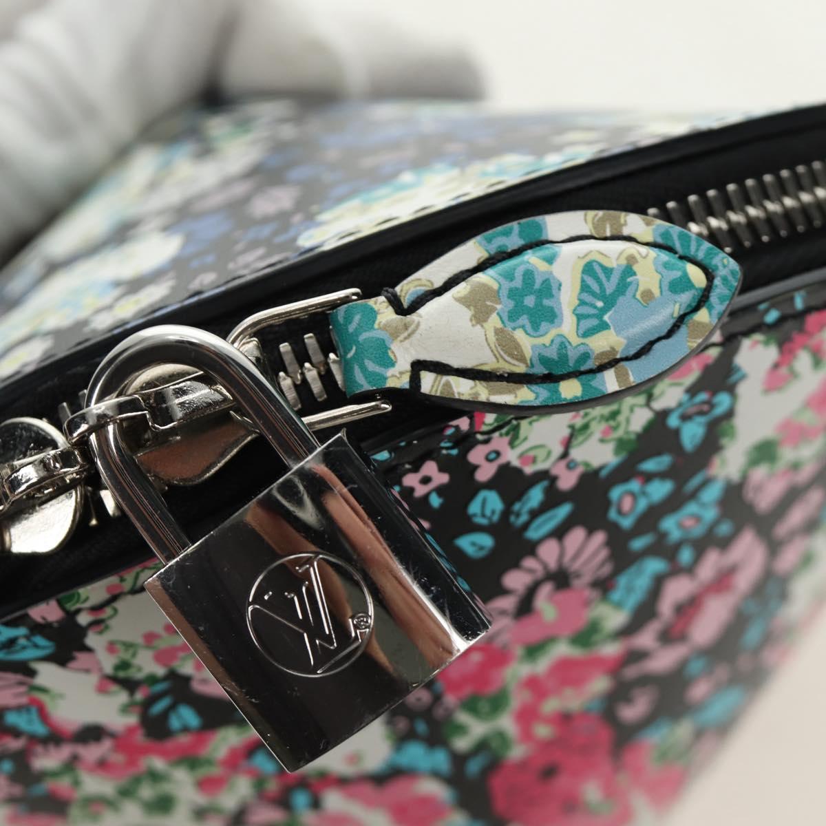LOUIS VUITTON Tupi Hand Bag Calf Skin Multicolor Silver LV Auth 189805SAM