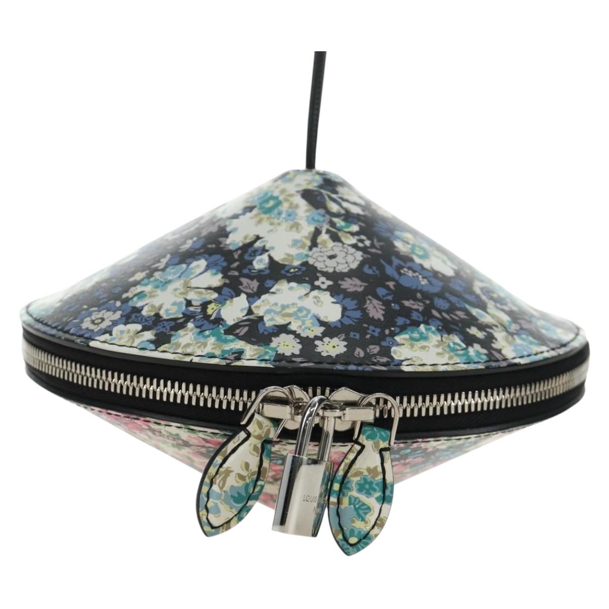 LOUIS VUITTON Tupi Hand Bag Calf Skin Multicolor Silver LV Auth 189805SAM