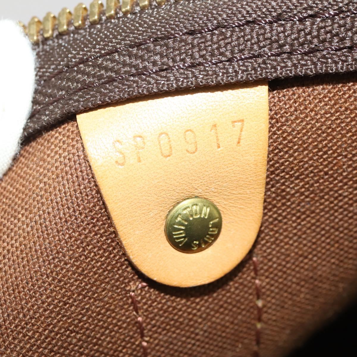 LOUIS VUITTON Monogram Keepall 50 Boston Bag M41426 LV Auth 189820V