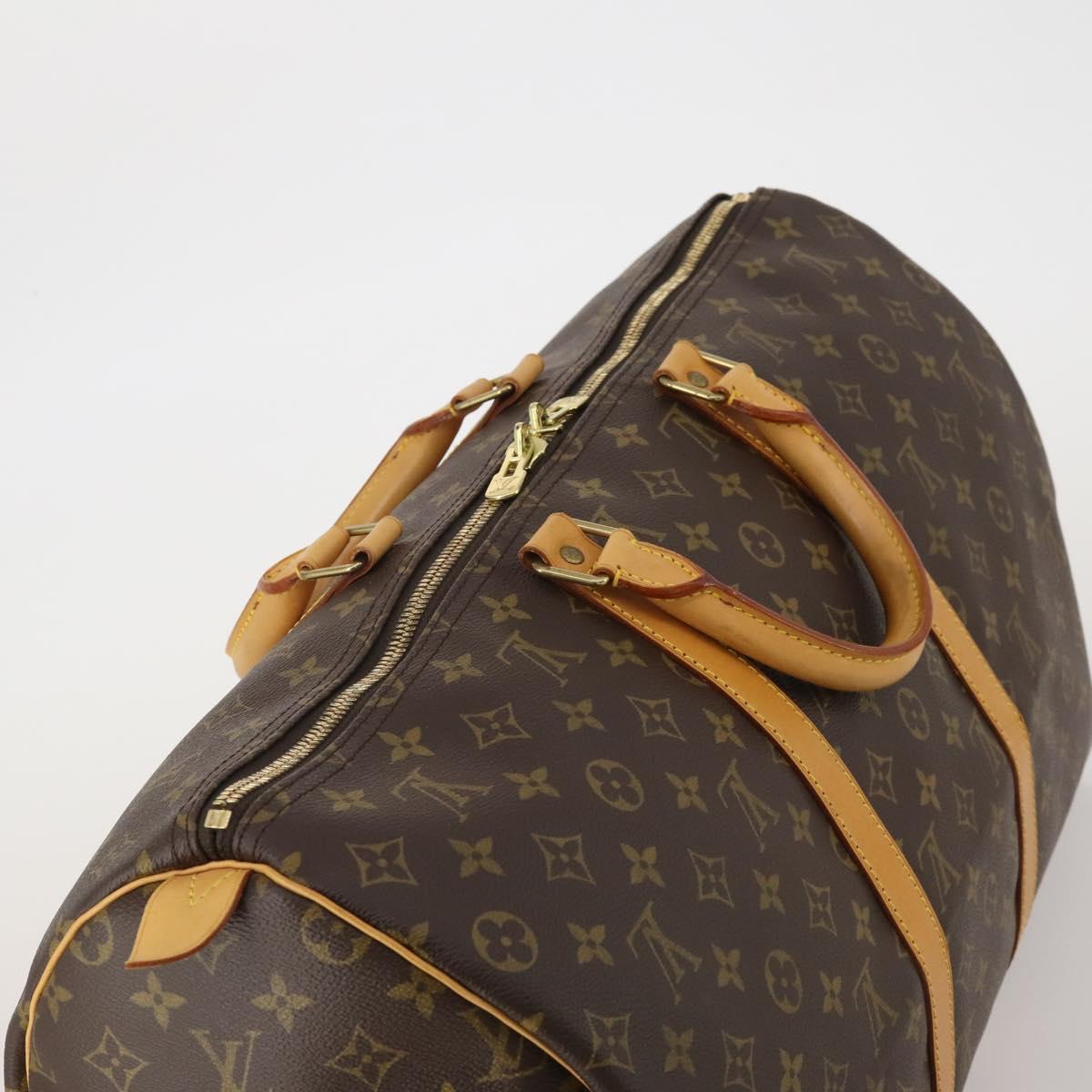 LOUIS VUITTON Monogram Keepall 50 Boston Bag M41426 LV Auth 189820V