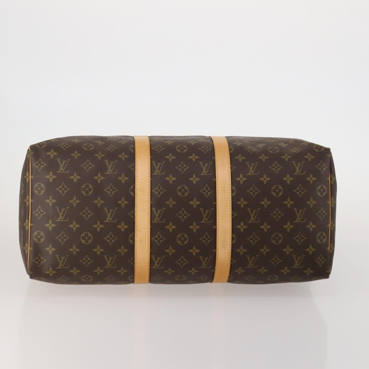 LOUIS VUITTON Monogram Keepall 50 Boston Bag M41426 LV Auth 189820V