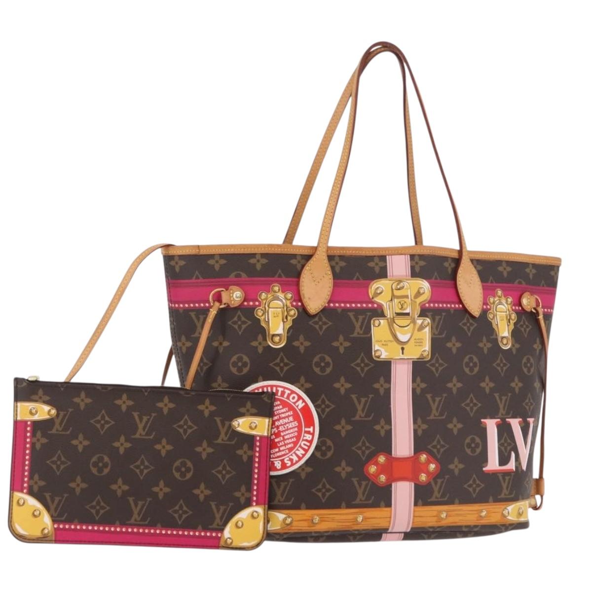 LOUIS VUITTON Summer Trunk Collection Neverfull MM Bag M41390 LV Auth 189826SV