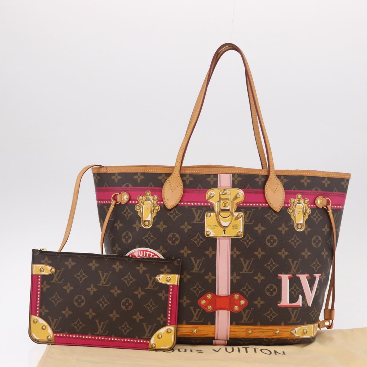LOUIS VUITTON Summer Trunk Collection Neverfull MM Bag M41390 LV Auth 189826SV