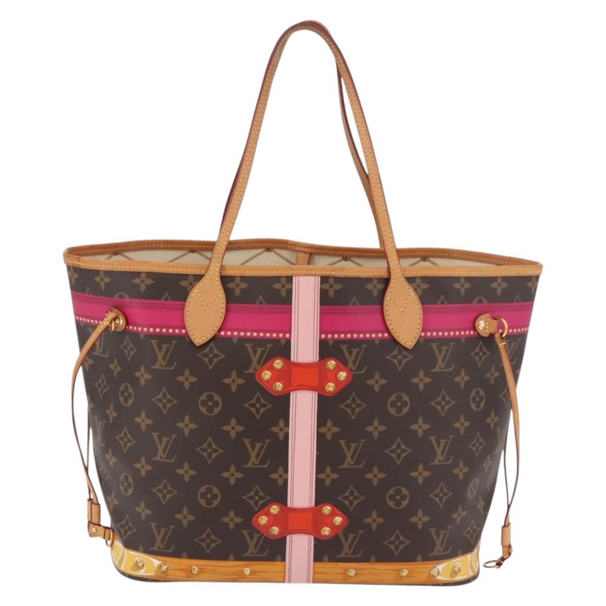 LOUIS VUITTON Summer Trunk Collection Neverfull MM Bag M41390 LV Auth 189826SV