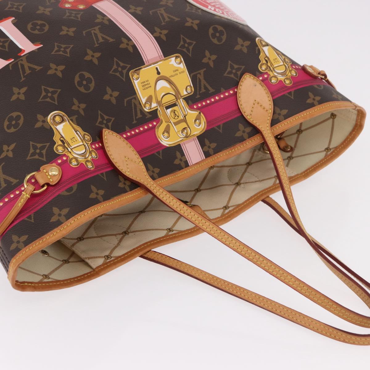 LOUIS VUITTON Summer Trunk Collection Neverfull MM Bag M41390 LV Auth 189826SV