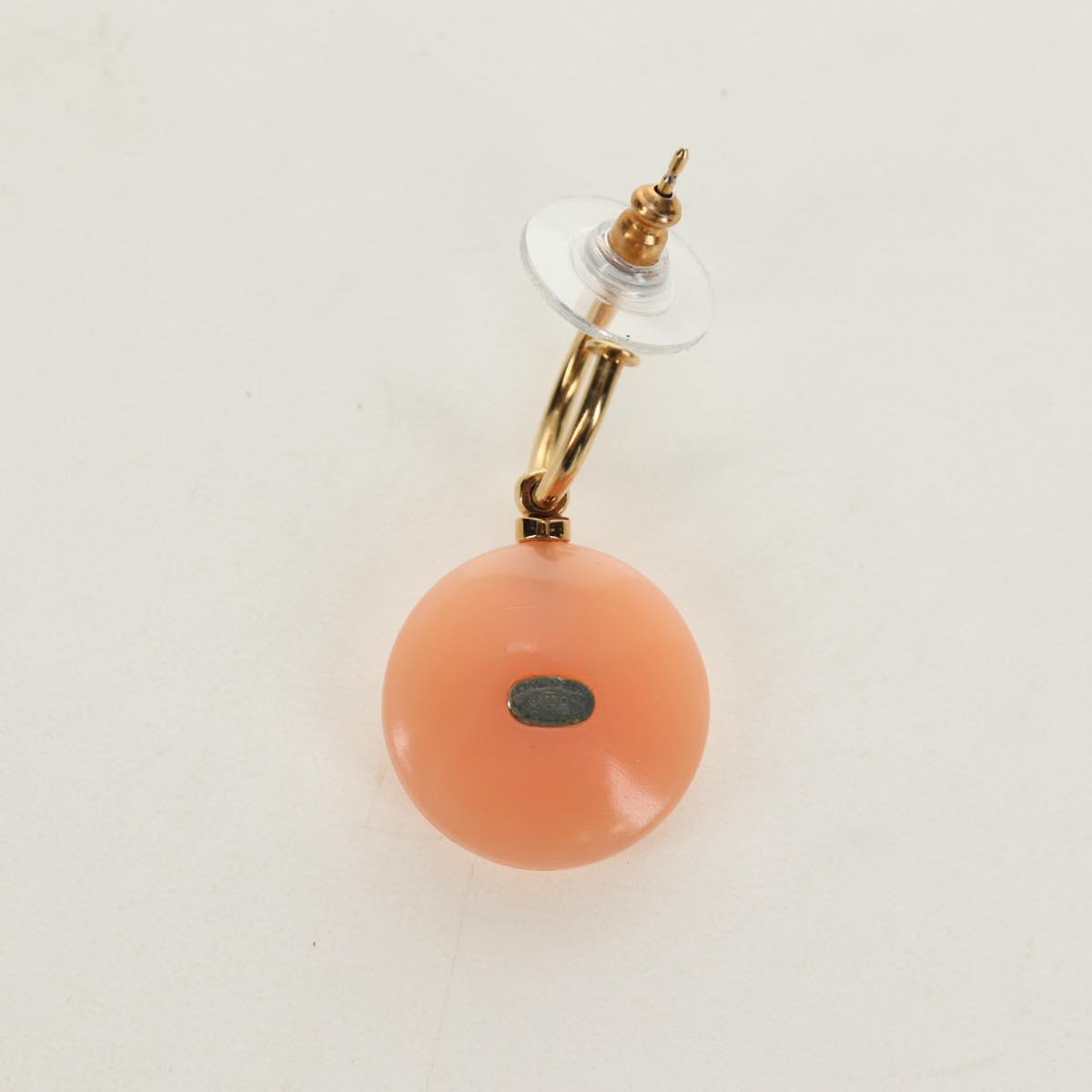 CHANEL COCO Mark Pierce plastic Pink CC Auth 189827M