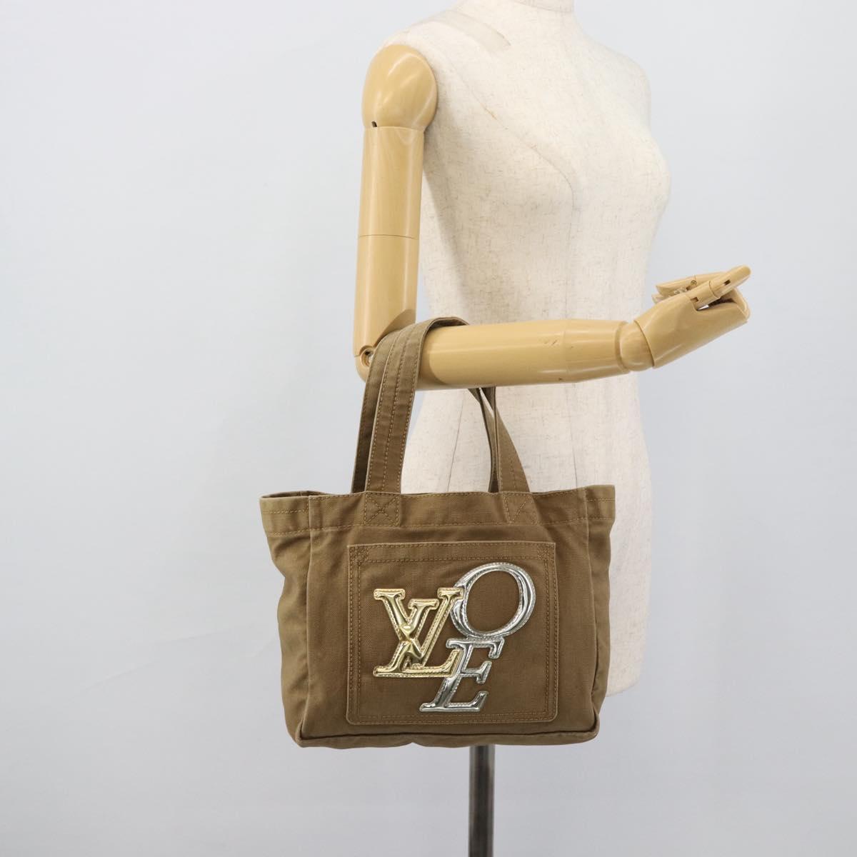 LOUIS VUITTON That's Love Tote PM Tote Bag Canvas Brown M95469 LV Auth 189837A