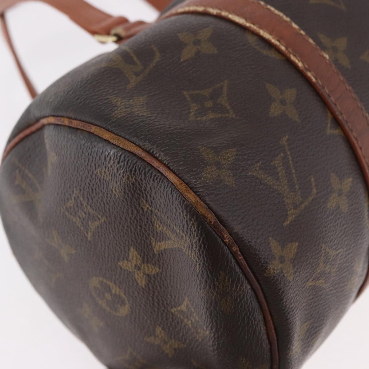 LOUIS VUITTON Monogram Papillon 30 Hand Bag M51385 LV Auth 189848