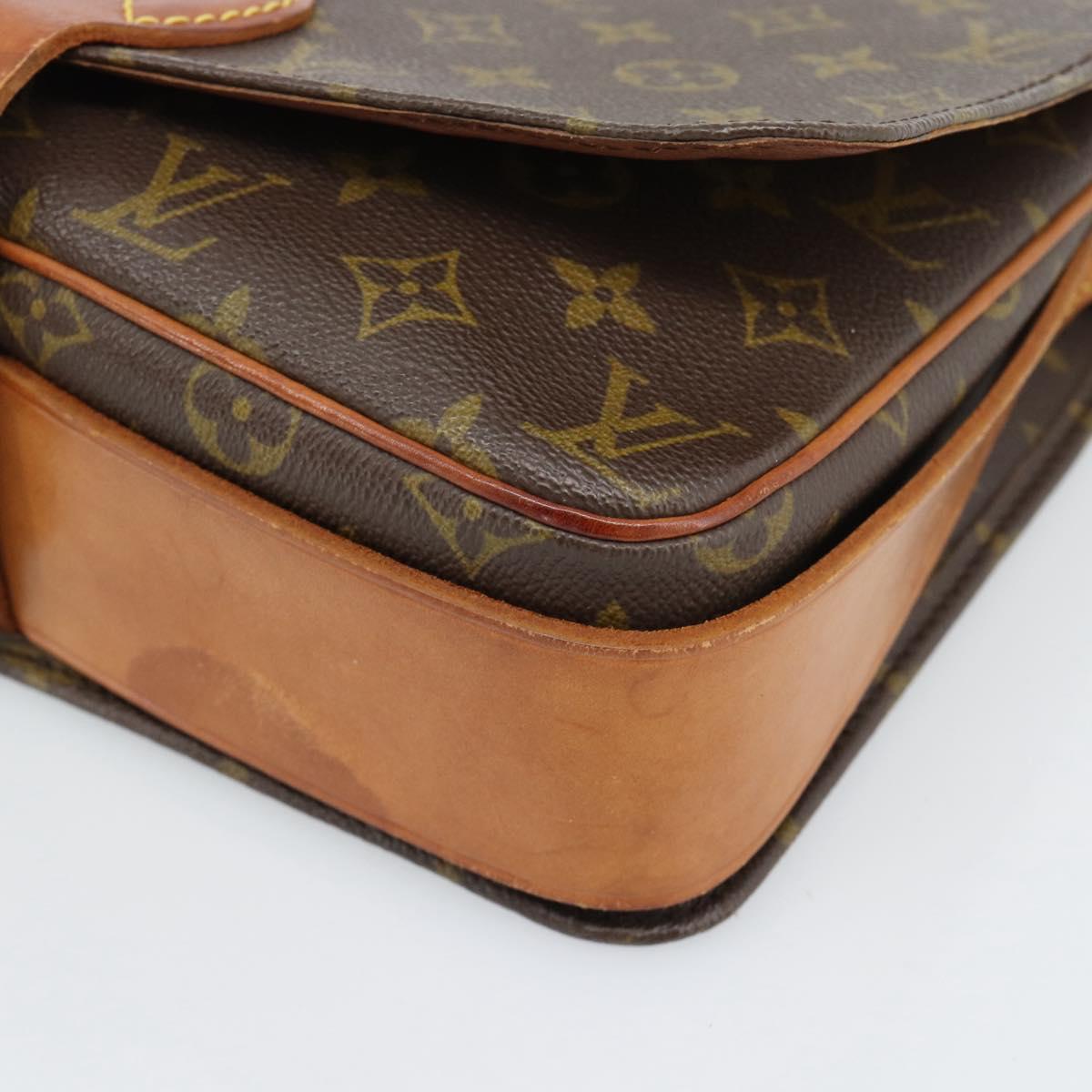 LOUIS VUITTON Monogram Cartouchiere GM Shoulder Bag M51252 LV Auth 189855
