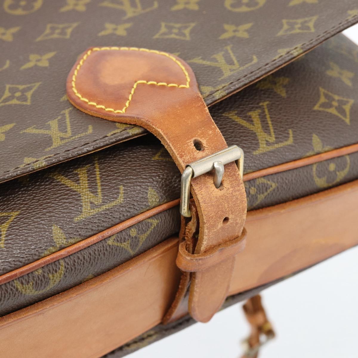 LOUIS VUITTON Monogram Cartouchiere GM Shoulder Bag M51252 LV Auth 189855