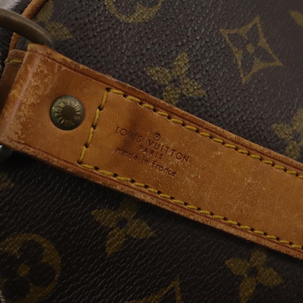 LOUIS VUITTON Monogram Keepall Bandouliere 50 Boston Bag M41416 LV Auth 189856