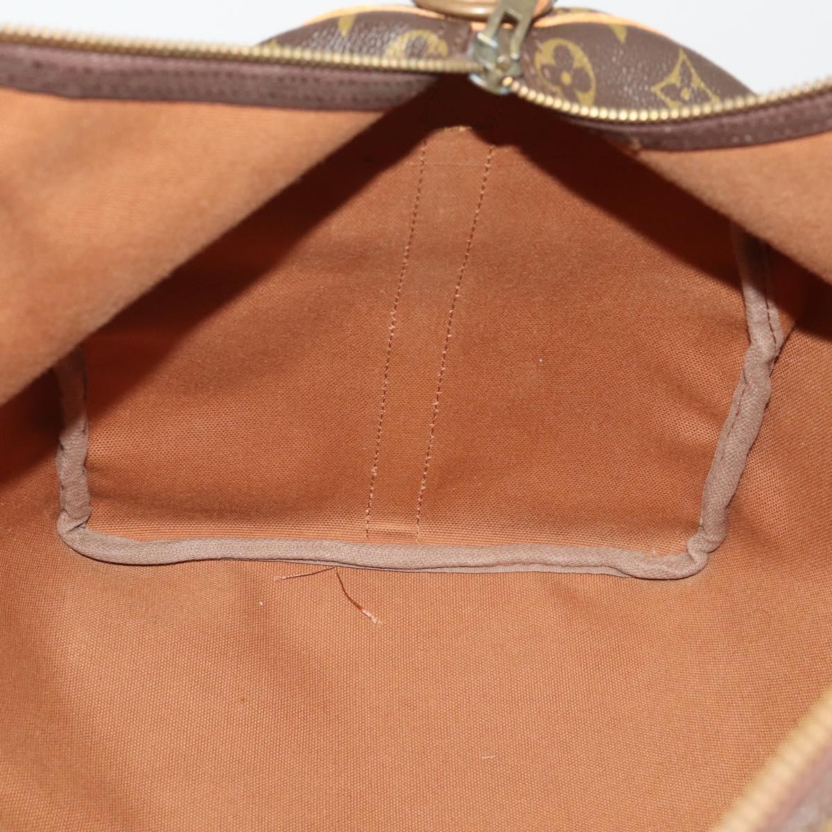 LOUIS VUITTON Monogram Keepall Bandouliere 50 Boston Bag M41416 LV Auth 189856
