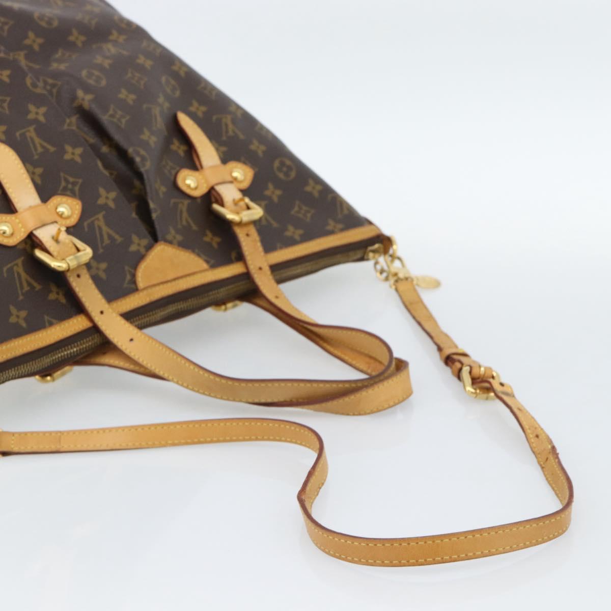 LOUIS VUITTON Monogram Palermo GM Tote Bag M40146 LV Auth 189868