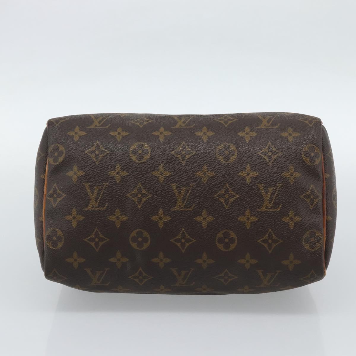 LOUIS VUITTON Monogram Speedy 25 Hand Bag M41528 LV Auth 189873