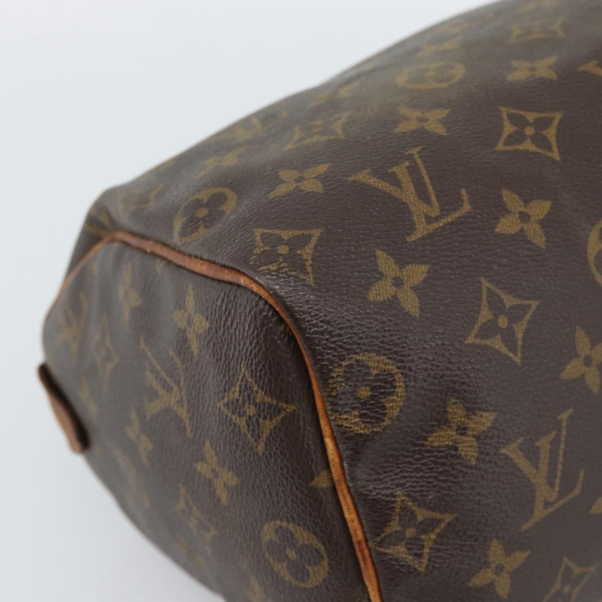 LOUIS VUITTON Monogram Speedy 25 Hand Bag M41528 LV Auth 189873