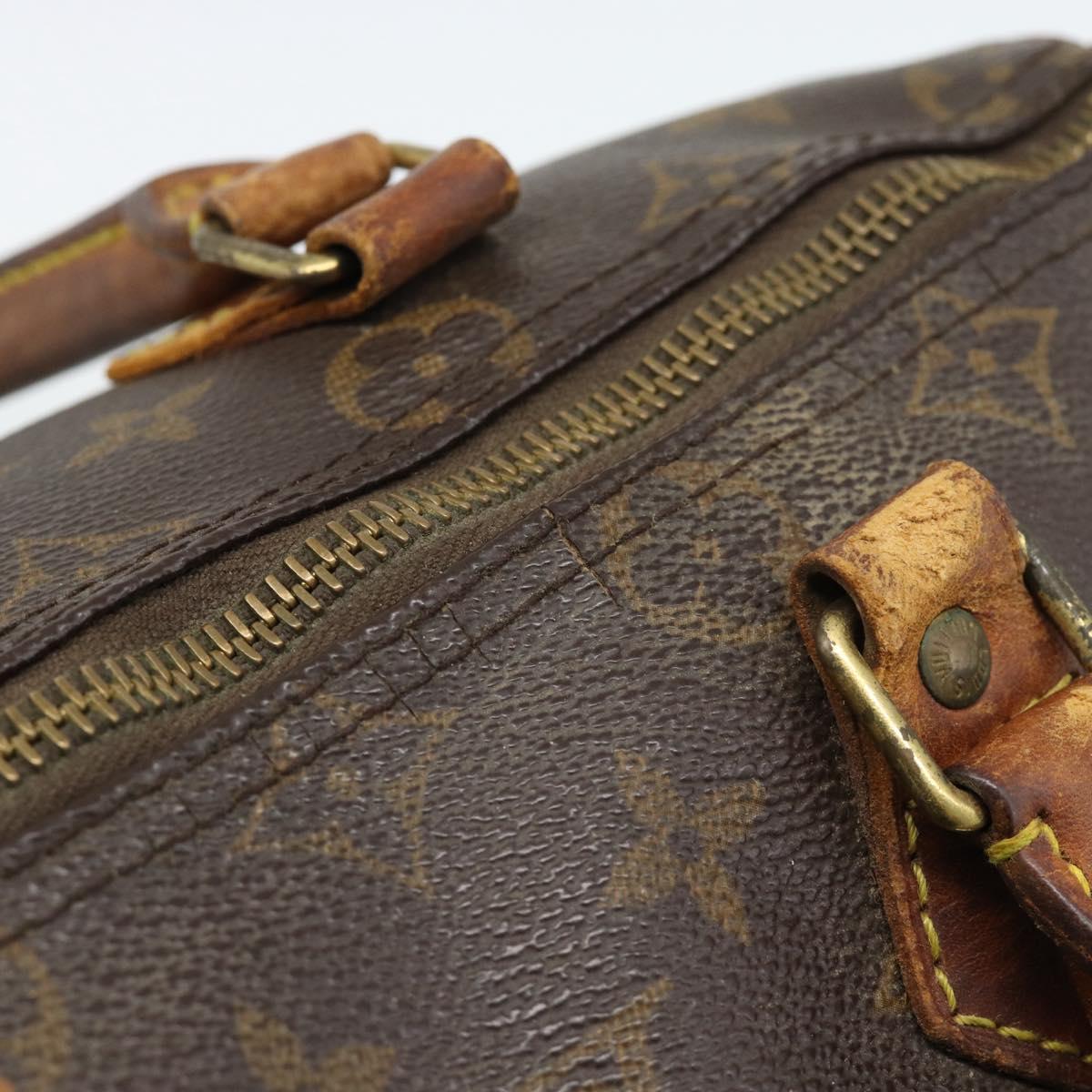 LOUIS VUITTON Monogram Speedy 25 Hand Bag M41528 LV Auth 189873