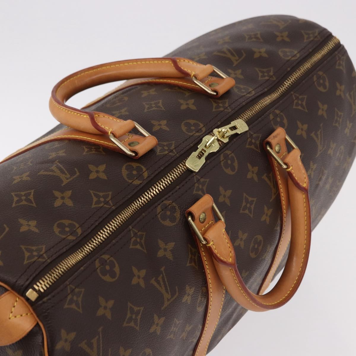 LOUIS VUITTON Monogram Keepall 45 Boston Bag M41428 LV Auth 189878V
