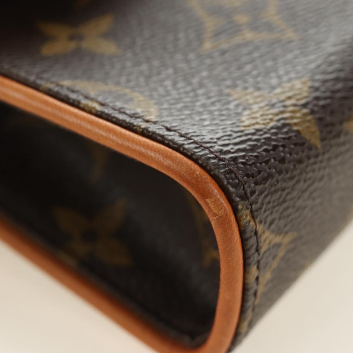 LOUIS VUITTON Monogram Pochette Florentine Waist bag M51855 LV Auth 189881V