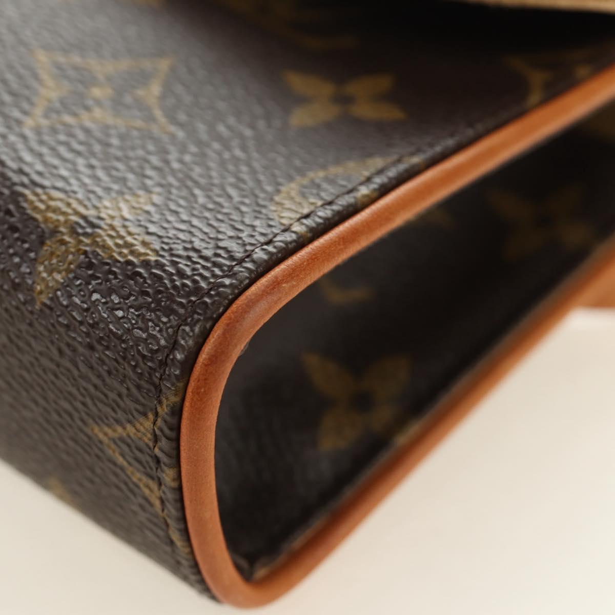 LOUIS VUITTON Monogram Pochette Florentine Waist bag M51855 LV Auth 189881V