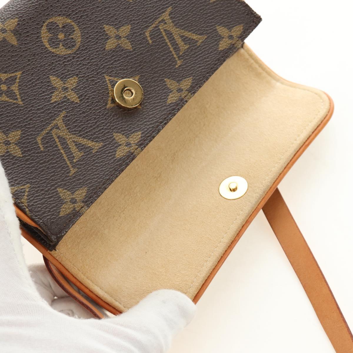 LOUIS VUITTON Monogram Pochette Florentine Waist bag M51855 LV Auth 189881V