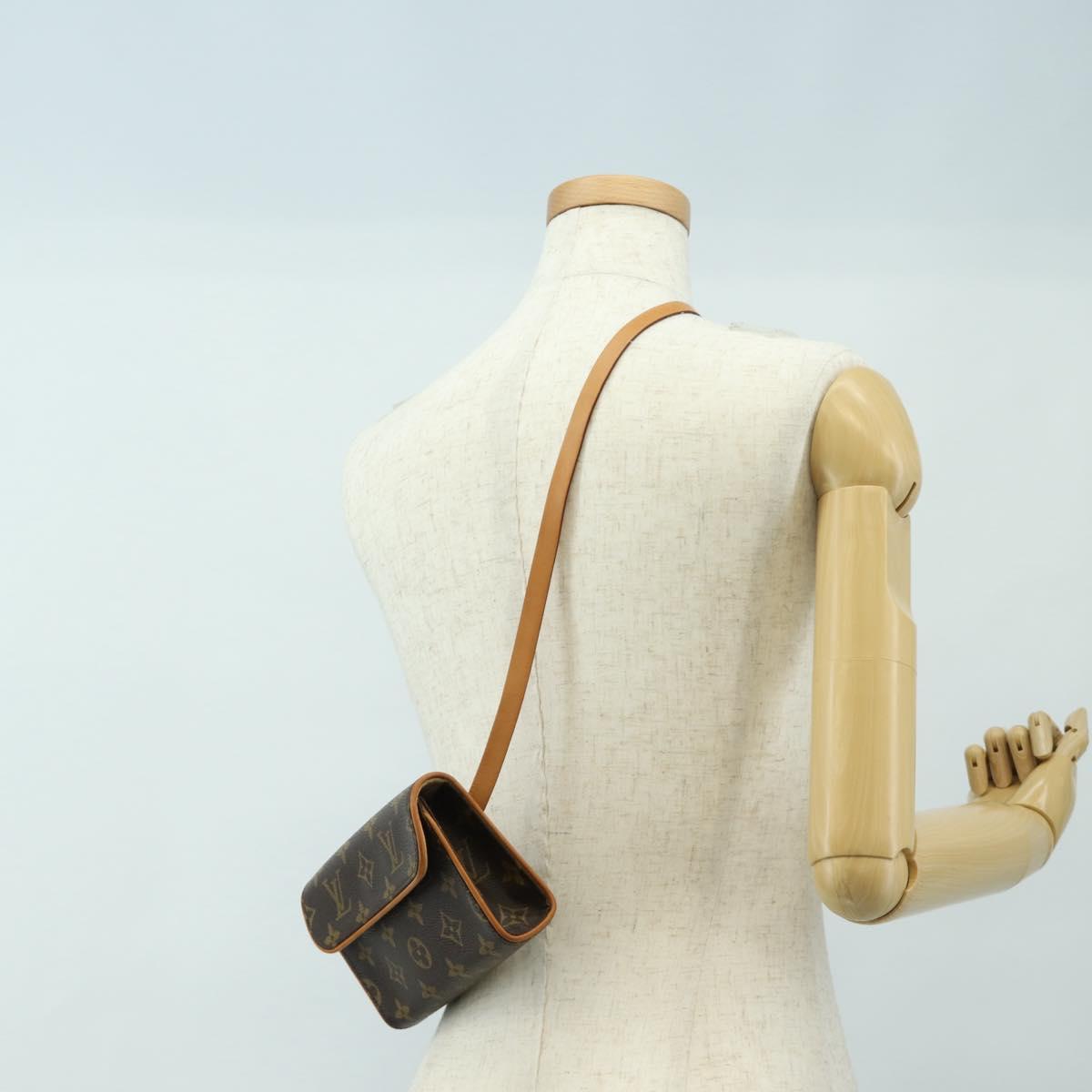 LOUIS VUITTON Monogram Pochette Florentine Waist bag M51855 LV Auth 189881V