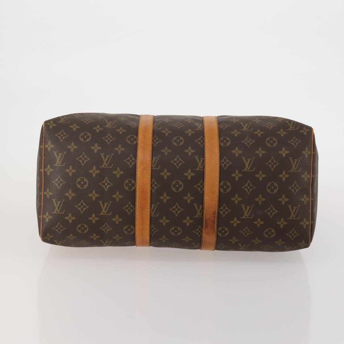 LOUIS VUITTON Monogram Keepall 45 Boston Bag M41428 LV Auth 189883