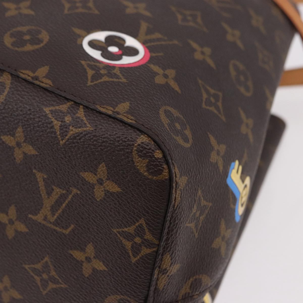 LOUIS VUITTON Monogram Love Rock Neo Noe MM Bag M46473 LV Auth 189885SAM