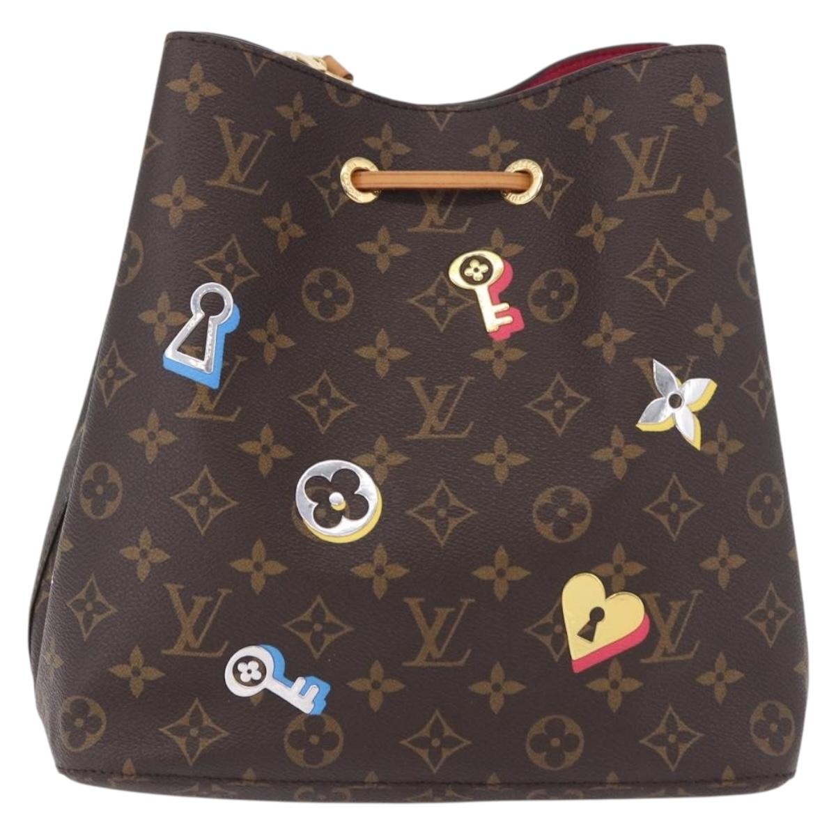 LOUIS VUITTON Monogram Love Rock Neo Noe MM Bag M46473 LV Auth 189885SAM
