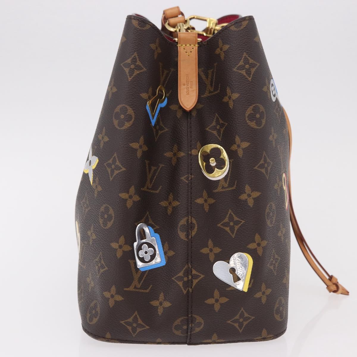 LOUIS VUITTON Monogram Love Rock Neo Noe MM Bag M46473 LV Auth 189885SAM