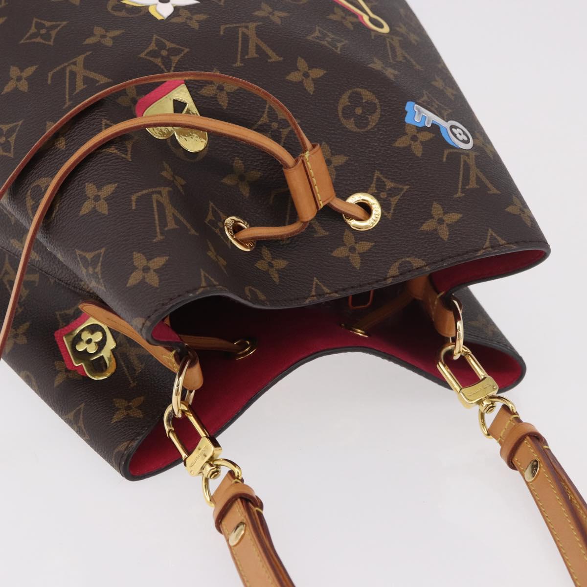 LOUIS VUITTON Monogram Love Rock Neo Noe MM Bag M46473 LV Auth 189885SAM
