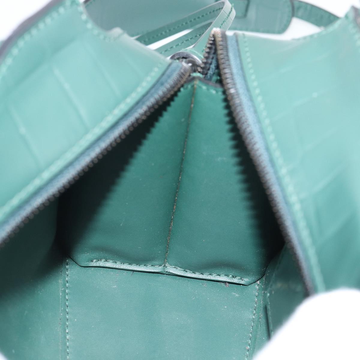BALENCIAGA Neo Classic City Hand Bag Leather 2way Green 638524 Auth 189890SM