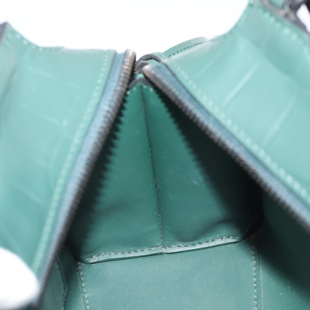 BALENCIAGA Neo Classic City Hand Bag Leather 2way Green 638524 Auth 189890SM