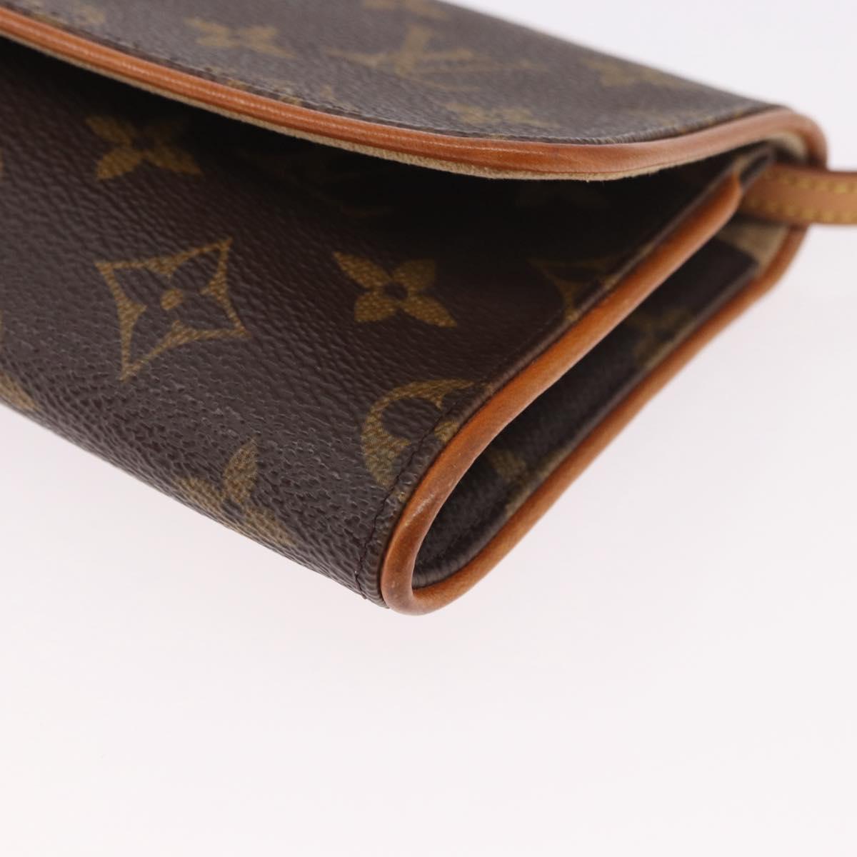 LOUIS VUITTON Monogram Pochette Twin GM Shoulder Bag M51852 LV Auth 189895A