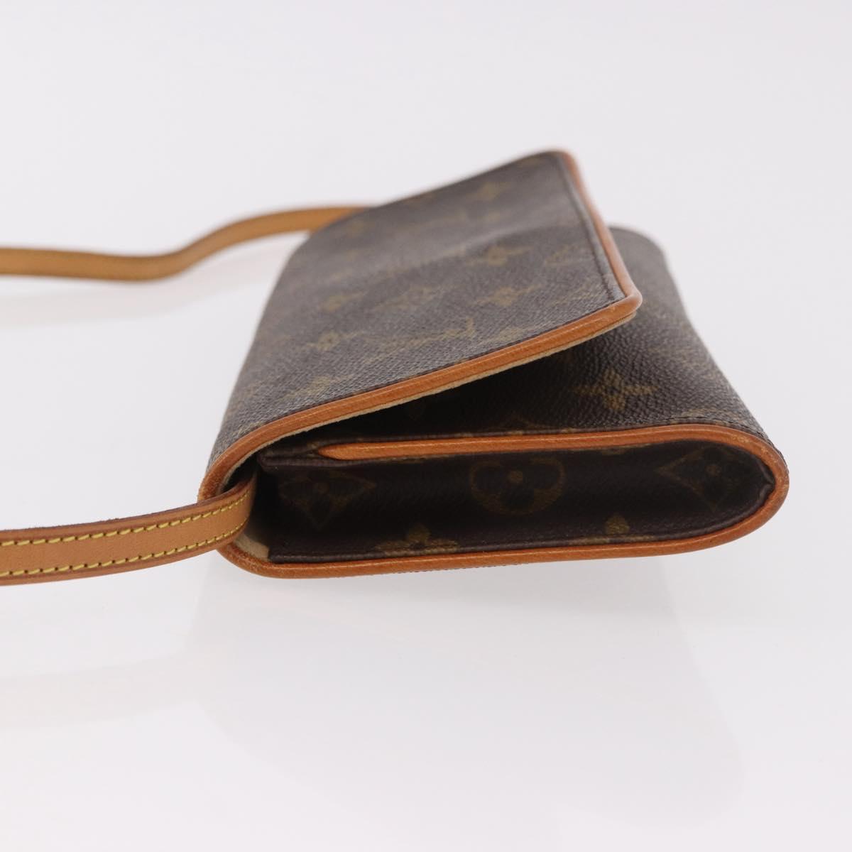 LOUIS VUITTON Monogram Pochette Twin GM Shoulder Bag M51852 LV Auth 189895A
