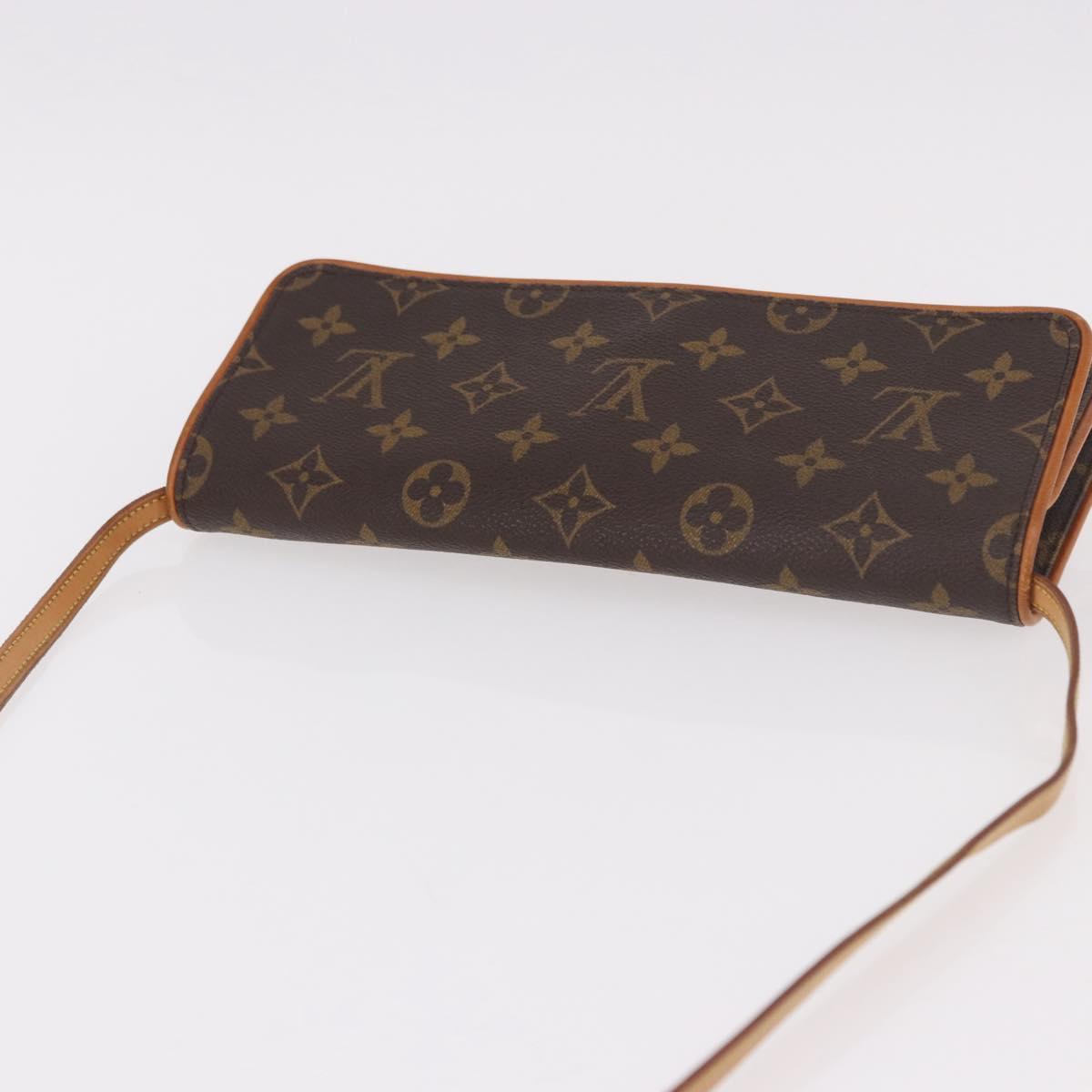 LOUIS VUITTON Monogram Pochette Twin GM Shoulder Bag M51852 LV Auth 189895A