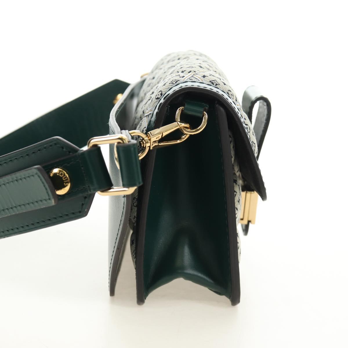 LOUIS VUITTON Monogram Maltage Line Bum Bag Dauphine Green M44724 Auth 189902M