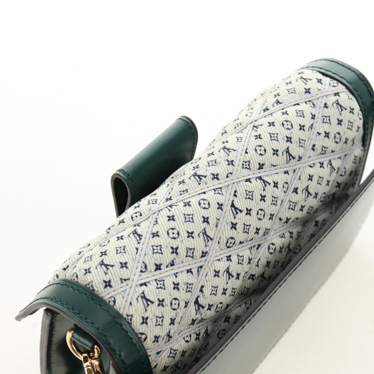 LOUIS VUITTON Monogram Maltage Line Bum Bag Dauphine Green M44724 Auth 189902M