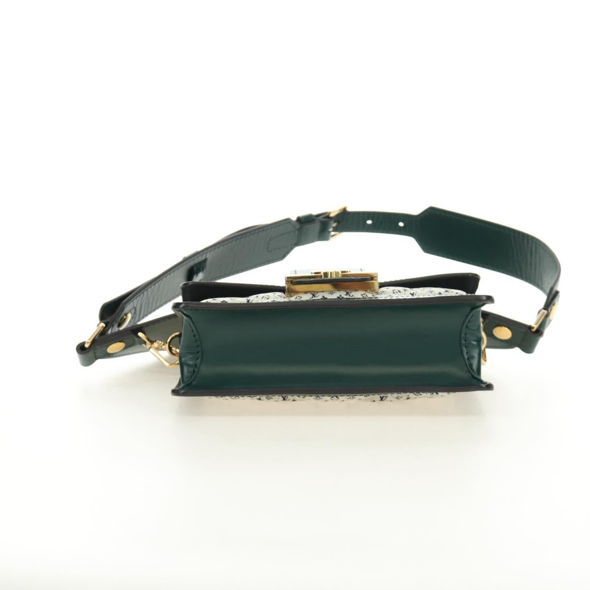 LOUIS VUITTON Monogram Maltage Line Bum Bag Dauphine Green M44724 Auth 189902M