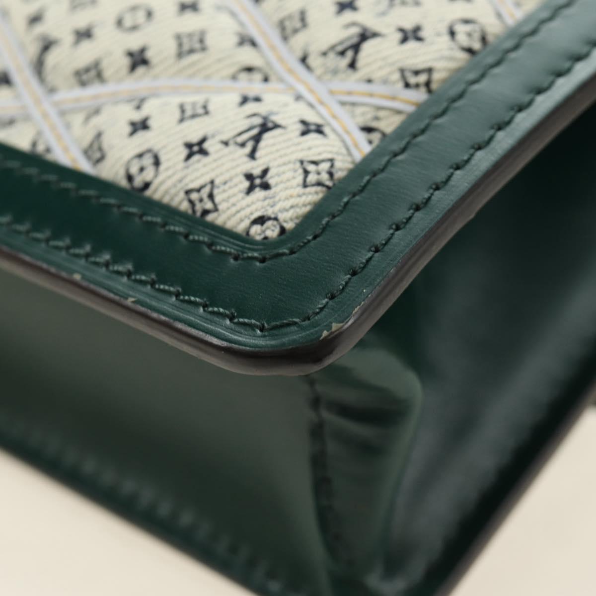 LOUIS VUITTON Monogram Maltage Line Bum Bag Dauphine Green M44724 Auth 189902M
