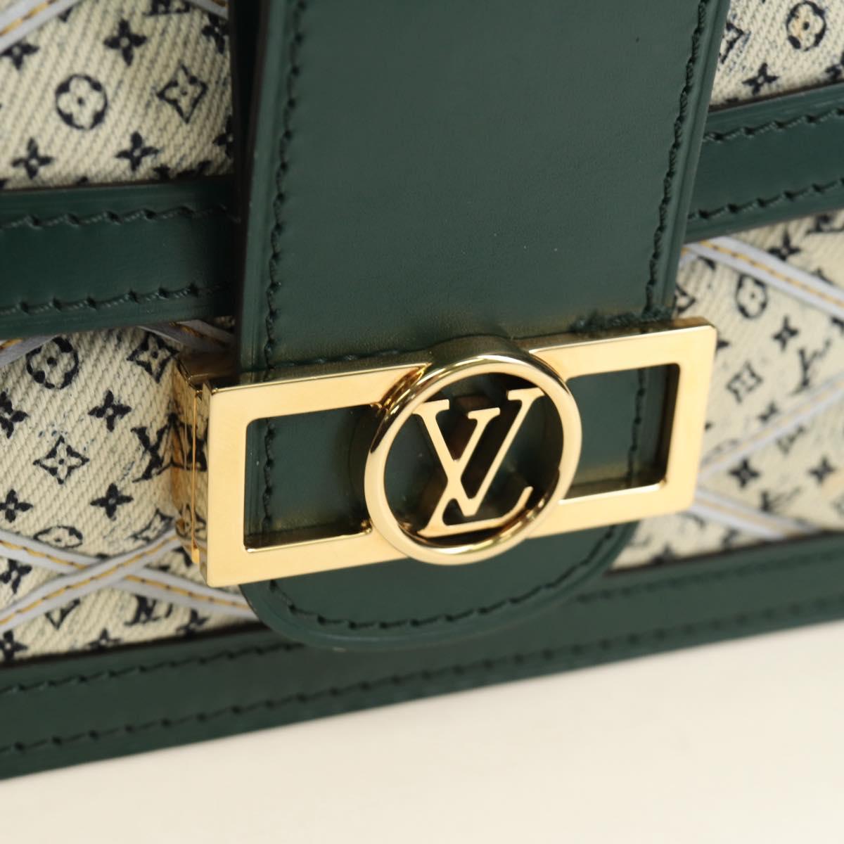 LOUIS VUITTON Monogram Maltage Line Bum Bag Dauphine Green M44724 Auth 189902M