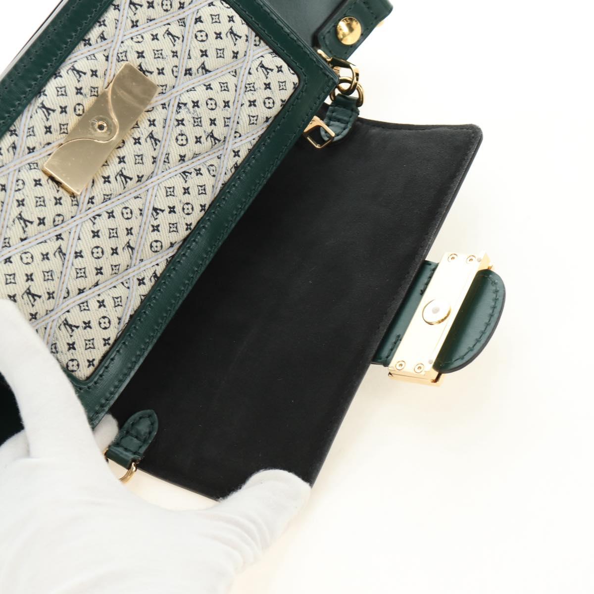 LOUIS VUITTON Monogram Maltage Line Bum Bag Dauphine Green M44724 Auth 189902M